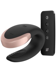 SATISFYER - APP DOUBLE LOVE VIBRADOR PAREJAS LUXURY NEGRO SATISFYER PARTNER