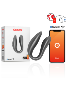 ONINDER - LISBOA ESTIMULADOR PUNTO G & CLÍTORIS NEGRO - APP GRATUITA ONINDER