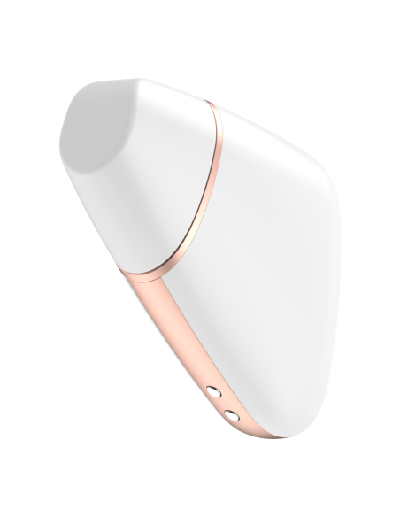 SATISFYER - LOVE TRIANGLE ESTIMULADOR Y VIBRADOR BLANCO SATISFYER CONNECT