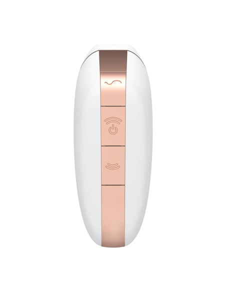 SATISFYER - LOVE TRIANGLE ESTIMULADOR Y VIBRADOR BLANCO SATISFYER CONNECT