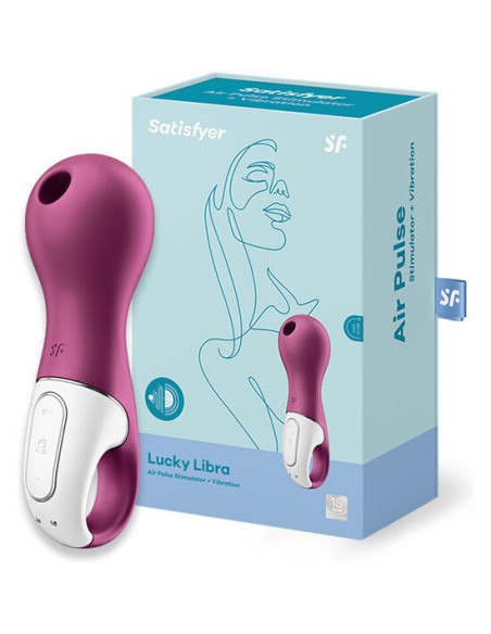 SATISFYER - LUCKY LIBRA SUCCIONADOR Y VIBRADOR SATISFYER AIR PULSE