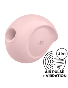 SATISFYER - SUGAR RUSH ESTIMULADOR Y VIBRADOR ROSA SATISFYER AIR PULSE