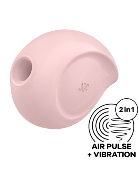 SATISFYER - SUGAR RUSH ESTIMULADOR Y VIBRADOR ROSA SATISFYER AIR PULSE