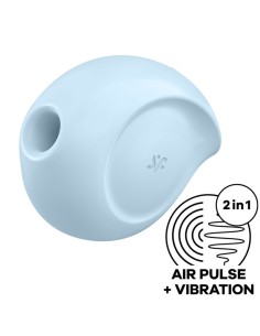 SATISFYER - SUGAR RUSH ESTIMULADOR Y VIBRADOR AZUL SATISFYER AIR PULSE