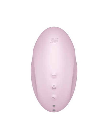 SATISFYER - VULVA LOVER 3 ESTIMULADOR Y VIBRADOR ROSA SATISFYER AIR PULSE