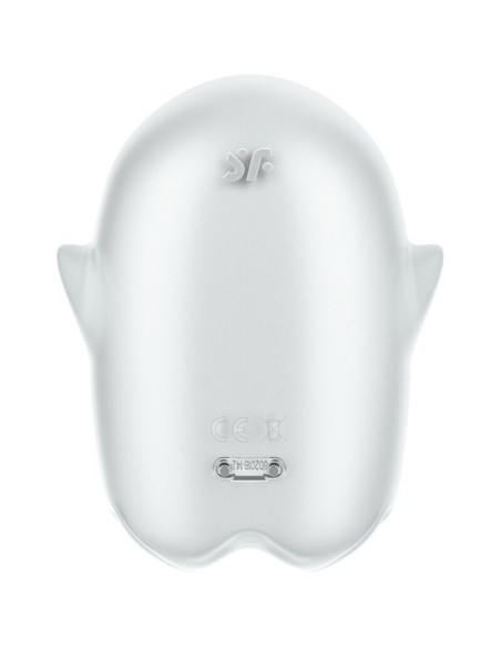 SATISFYER - GLOWING GHOST AIR PULSE & VIBRADOR BLANCO SATISFYER AIR PULSE