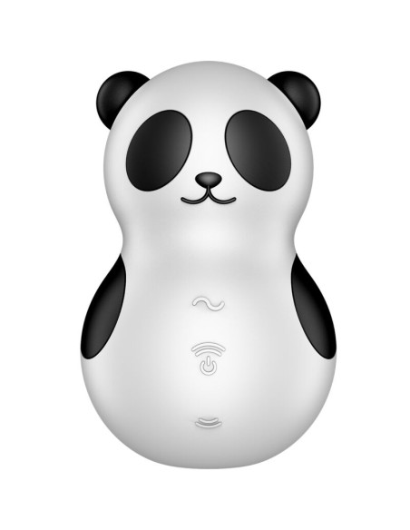 SATISFYER - POCKET PANDA ESTIMULADOR & VIBRADOR BLANCO Y NEGRO SATISFYER AIR PULSE