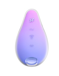 SATISFYER - MERMAID VIBES ESTIMULADOR & VIBRADOR VIOLETA Y ROSA SATISFYER AIR PULSE 2