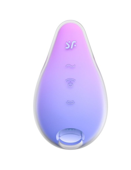 SATISFYER - MERMAID VIBES ESTIMULADOR & VIBRADOR VIOLETA Y ROSA SATISFYER AIR PULSE