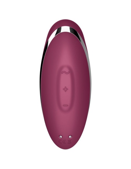 SATISFYER - TAP & CLIMAX 2 VIBRADOR & ESTIMULADOR ROJO SATISFYER VIBRATOR