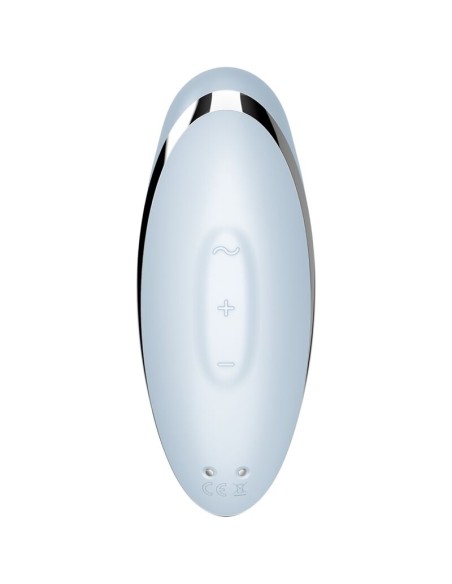 SATISFYER - TAP & CLIMAX 2 VIBRADOR & ESTIMULADOR AZUL SATISFYER VIBRATOR