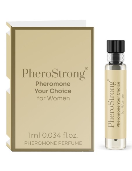 PHEROSTRONG - PERFUME CON FEROMONAS YOUR CHOICE PARA MUJER 1 ML PHEROSTRONG