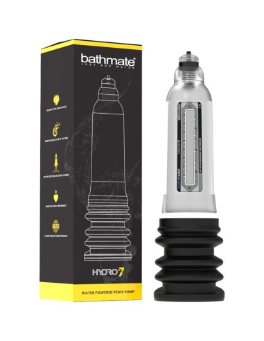 BATHMATE - HYDRO 7 HERCULES TRANSPARENTE Bomba Alargadora Pene
