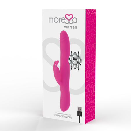 MORESSA - WARREN IMPULSOR OSCILANTE Y POTENTE VIBRACIÓN PREMIUM SILICONA RECARGABLE MORESSA