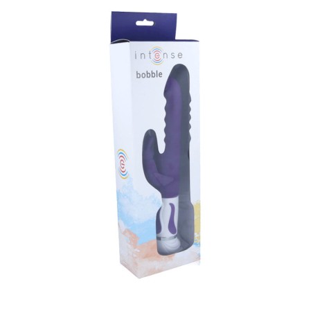 INTENSE - BOBBLE VIBRADOR ROTADOR SILICONA LILA 