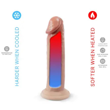 Pene Realístico Modelo 2 Silicona Premium Termoreactivo