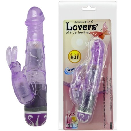 BAILE - VIBRATORS MULTIVELOCIDAD CON RABBIT LILA BAILE VIBRATORS
