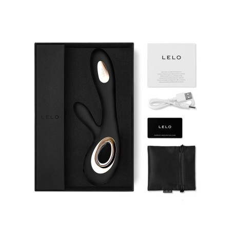 LELO - SORAYA WAVE VIBRADOR RABBIT NEGRO LELO