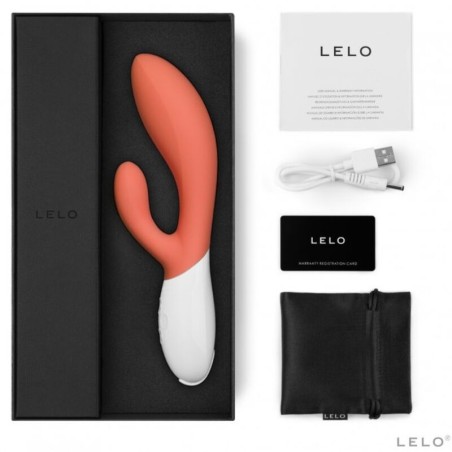 LELO - INA 3 VIBRADOR RABBIT LUJO CORAL LELO