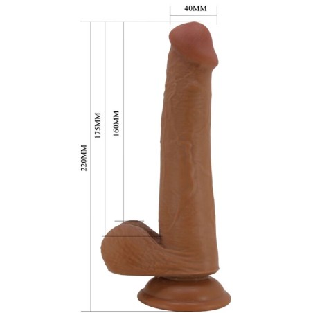 PRETTY LOVE - TALLEN DILDO REALÍSTICO 22 CM MULATO PRETTY LOVE