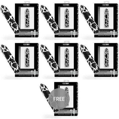 Bala Recargable Cow 10 Intensidades 6 + 1 Gratis - 10 Modos