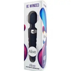 ALIVE - BE WANDED MASAJEADOR VIBRADOR NEGRO 2