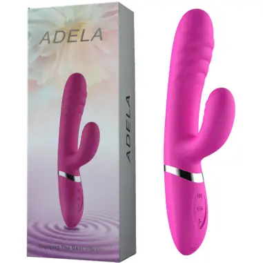 Adela Vibrador & Estimulador Fucsia - 36 Patrones | Armony