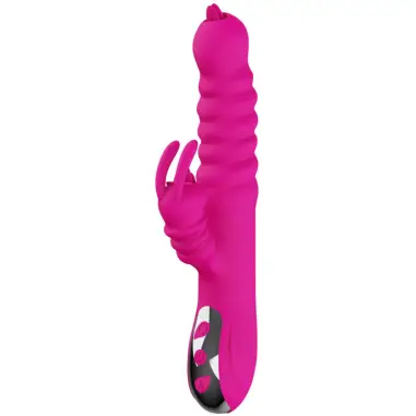 Vibrador Multifuncion Rabbit Doble Lengua Efecto Calor