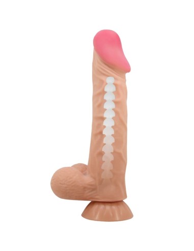PRETTY LOVE - SLIDING SKIN SERIES DILDO REALÍSTICO CON VENTOSA PIEL DESLIZANTE 24 CM 