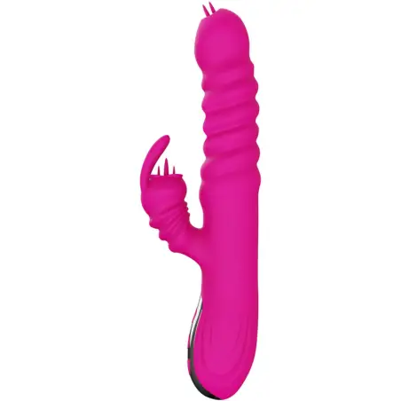Vibrador Multifuncion Rabbit Doble Lengua Efecto Calor