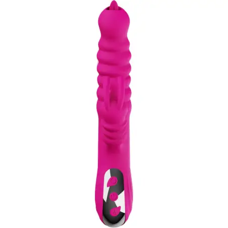 Vibrador Multifuncion Rabbit Doble Lengua Efecto Calor