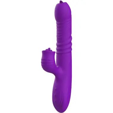 Fully Gspot Vibrador Rabbit con Lengua Estimuladora Efecto