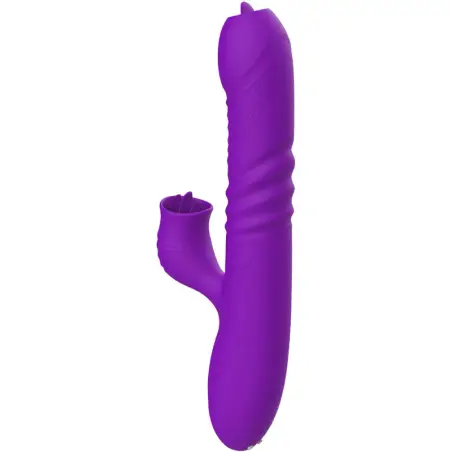 Fully Gspot Vibrador Rabbit con Lengua Estimuladora Efecto