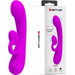 PRETTY LOVE - SINCERE VIBRADOR Y ONDAS ESTIMULADORAS DE CLÍTORIS SILICONA MORADO PRETTY LOVE 2