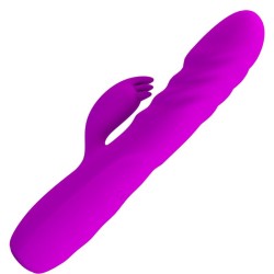 PRETTY LOVE - MELANIE VIBRADOR CONEJO RECARGABLE MORADO PRETTY LOVE FLIRTATION 2