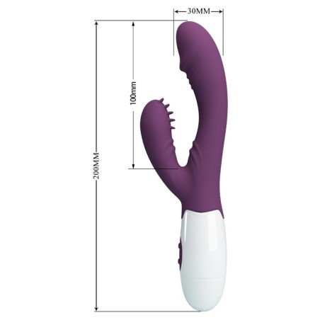 PRETTY LOVE - ANDRE VIBRADOR RABBIT & ESTIMULADOR PUNTO G MORADO PRETTY LOVE FLIRTATION