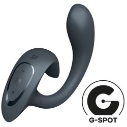SATISFYER - G FOR GODDESS 1 VIBRADOR RABBIT GRIS OSCURO SATISFYER VIBRATOR