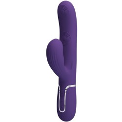 PRETTY LOVE - PERLITA VIBRADOR PUNTO G 3 EN 1 MULTIFUNCIÓN MORADO PRETTY LOVE FLIRTATION 2