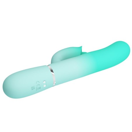 PRETTY LOVE - GIGI VIBRADOR RABBIT MULTIFUNCIÓN VERDE AGUA PRETTY LOVE FLIRTATION