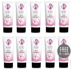 KIKÍ TRAVEL -  LUBRICANTE SABOR A CHICLE 50ML 10 + 1 GRATIS