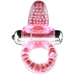 BAILE - SWEET ABS 10 RITMOS RING ANILLO PENE VIBRADOR ROSA BAILE FOR HIM