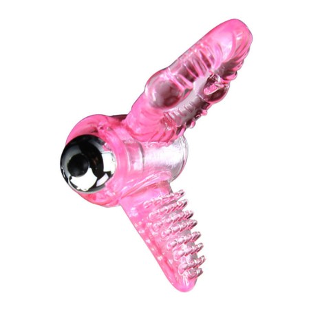 BAILE - SWEET ABS 10 RITMOS RING ANILLO PENE VIBRADOR ROSA BAILE FOR HIM