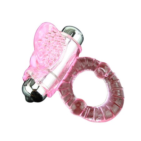 BAILE - SWEET ABS 10 RITMOS RING ANILLO PENE VIBRADOR ROSA BAILE FOR HIM