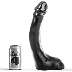 ALL BLACK - DILDO NEGRO 29 CM FISTING ALL BLACK