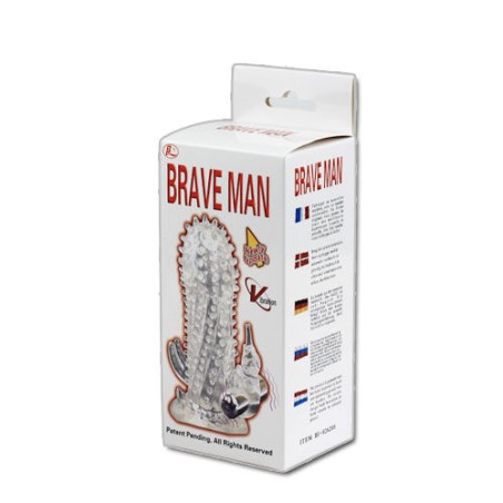 BAILE - BRAVE MAN EXTENSION PENE VIBRADOR RABBIT BAILE FOR HIM