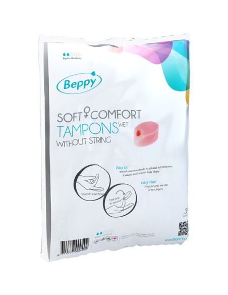 BEPPY - TAMPONES LUBRICADOS 30 UDS 