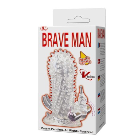 BAILE - BRAVE MAN EXTENSION PENE VIBRADOR RABBIT BAILE FOR HIM