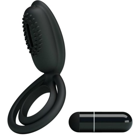 PRETTY LOVE - ESTHER ANILLO VIBRADOR CON ESTIMULADOR PRETTY LOVE MALE